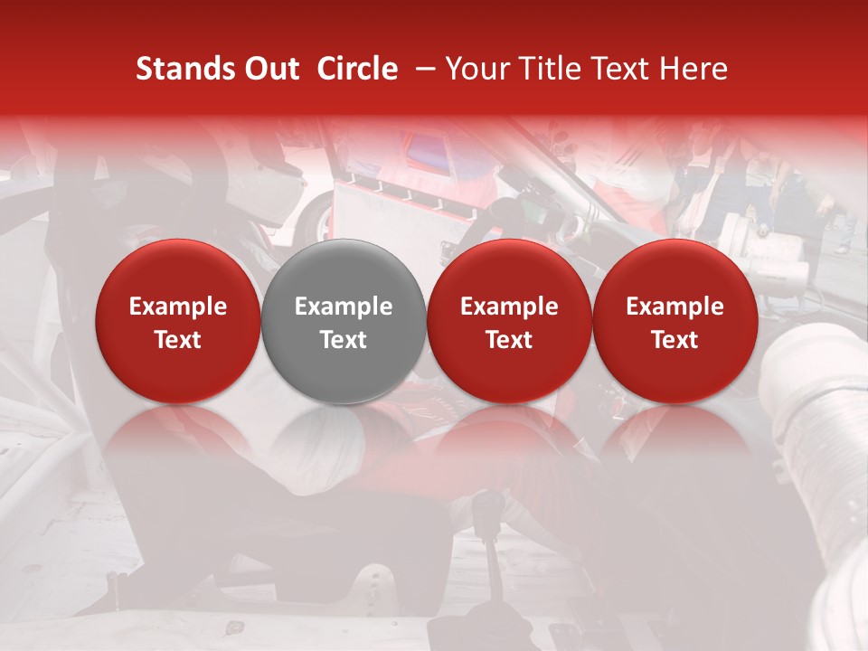 Racing Cars Interior PowerPoint Template