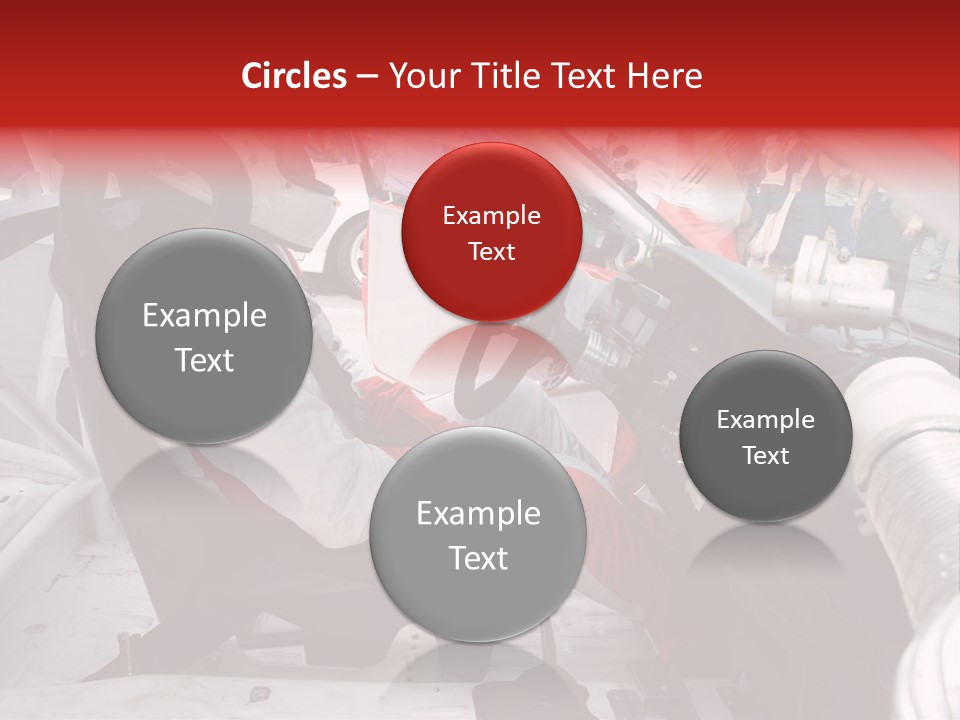 Racing Cars Interior PowerPoint Template