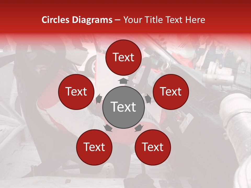 Racing Cars Interior PowerPoint Template