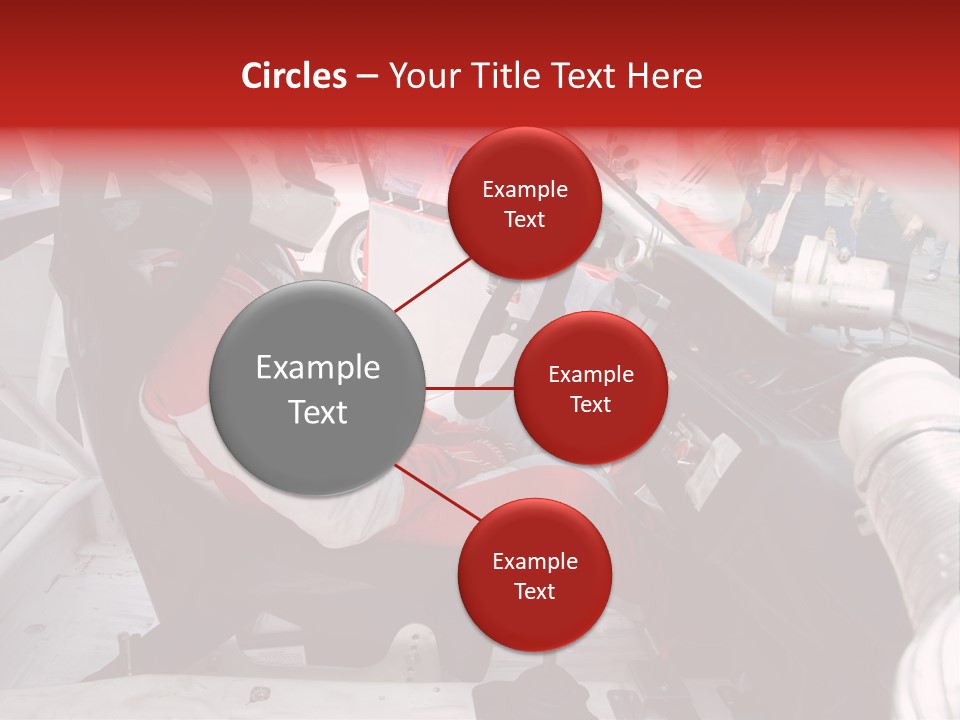 Racing Cars Interior PowerPoint Template