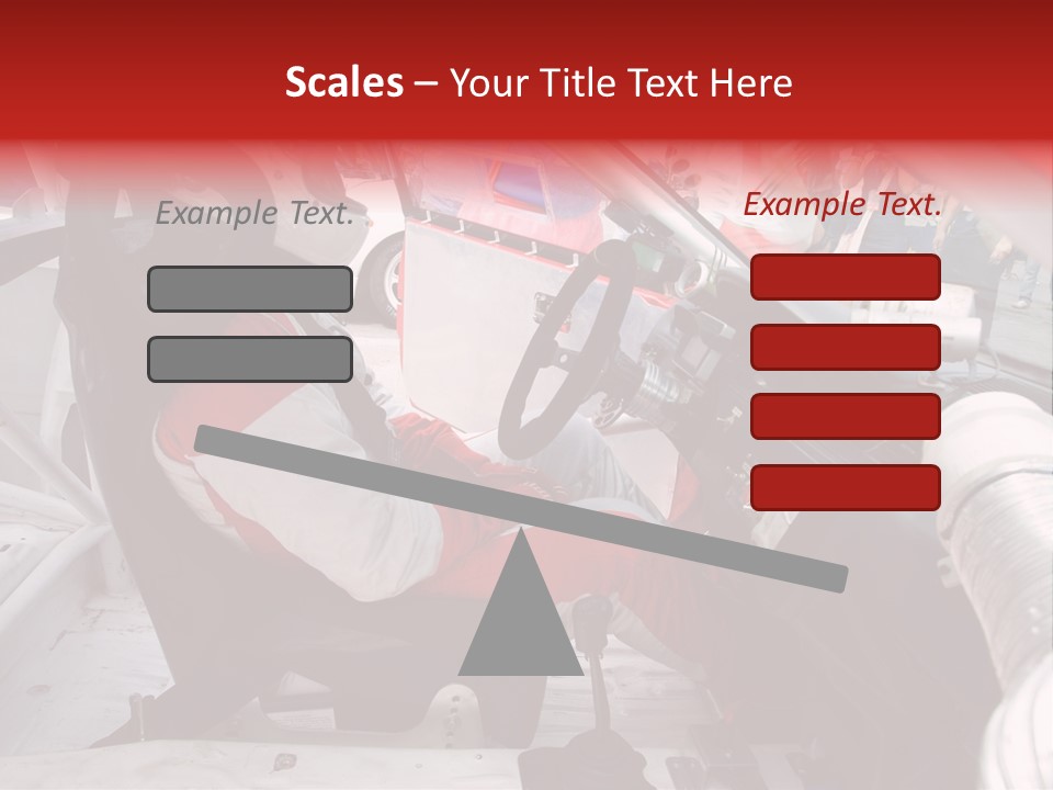 Racing Cars Interior PowerPoint Template