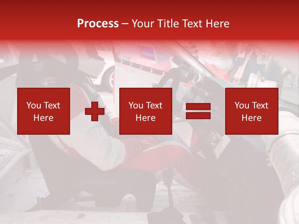 Racing Cars Interior PowerPoint Template