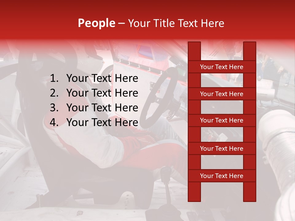 Racing Cars Interior PowerPoint Template