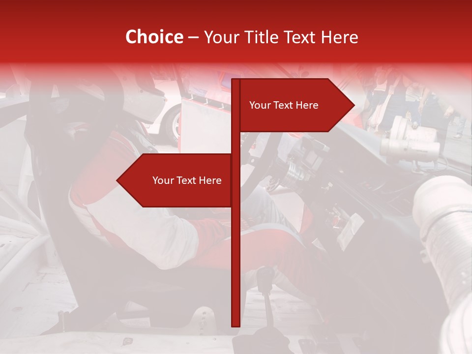 Racing Cars Interior PowerPoint Template