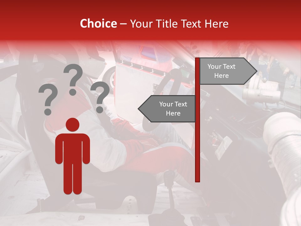 Racing Cars Interior PowerPoint Template