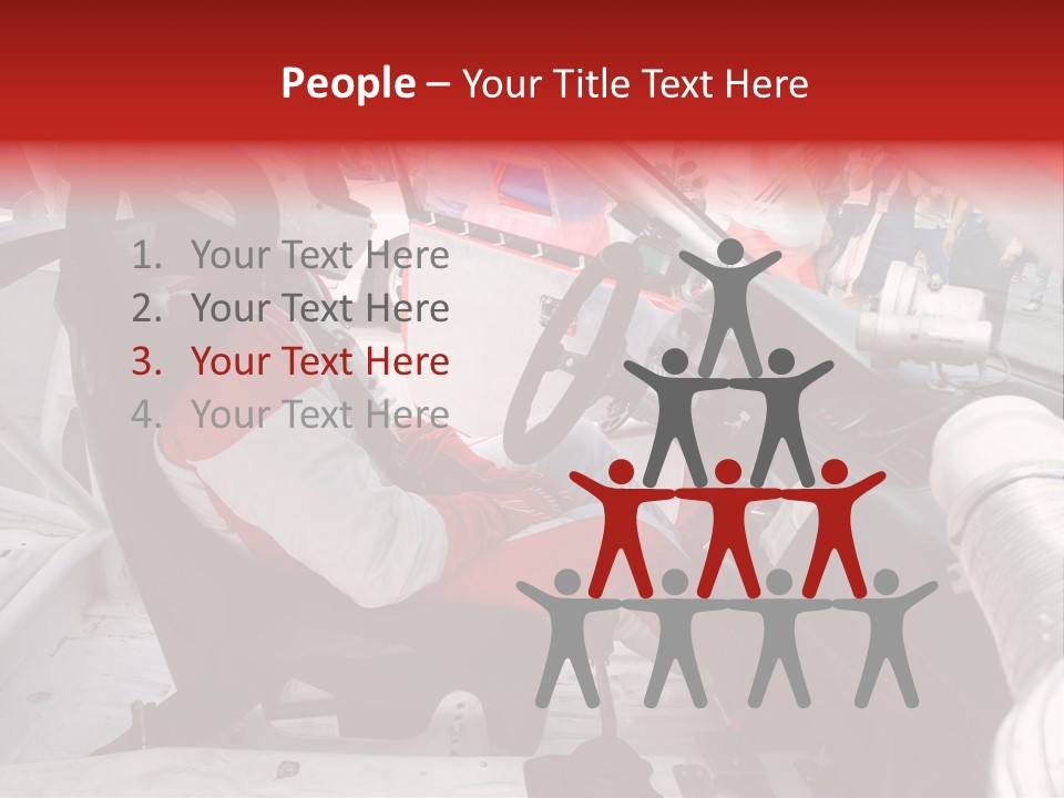 Racing Cars Interior PowerPoint Template