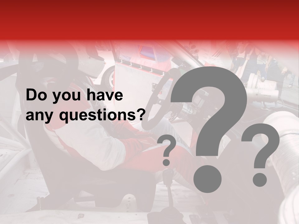 Racing Cars Interior PowerPoint Template