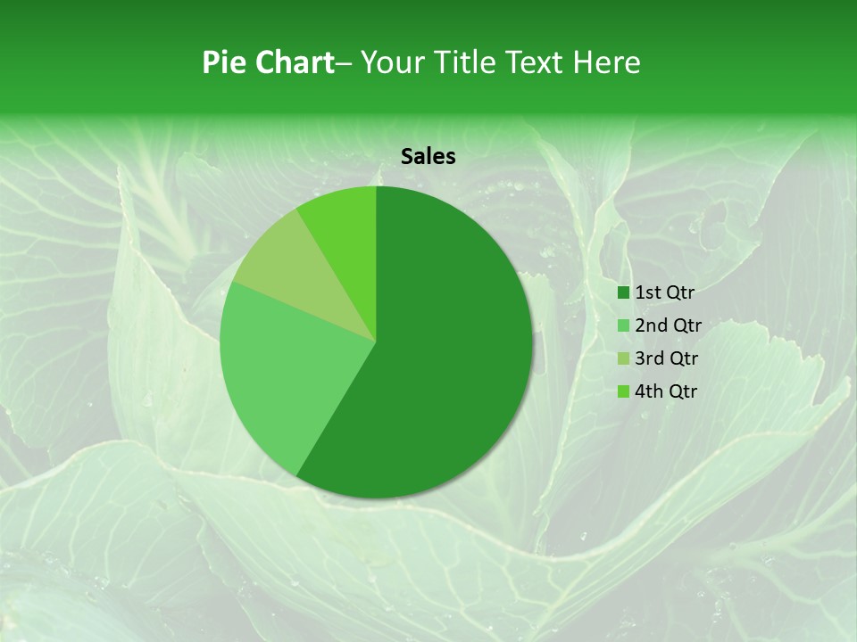 Plant Cabbage Freshness PowerPoint Template