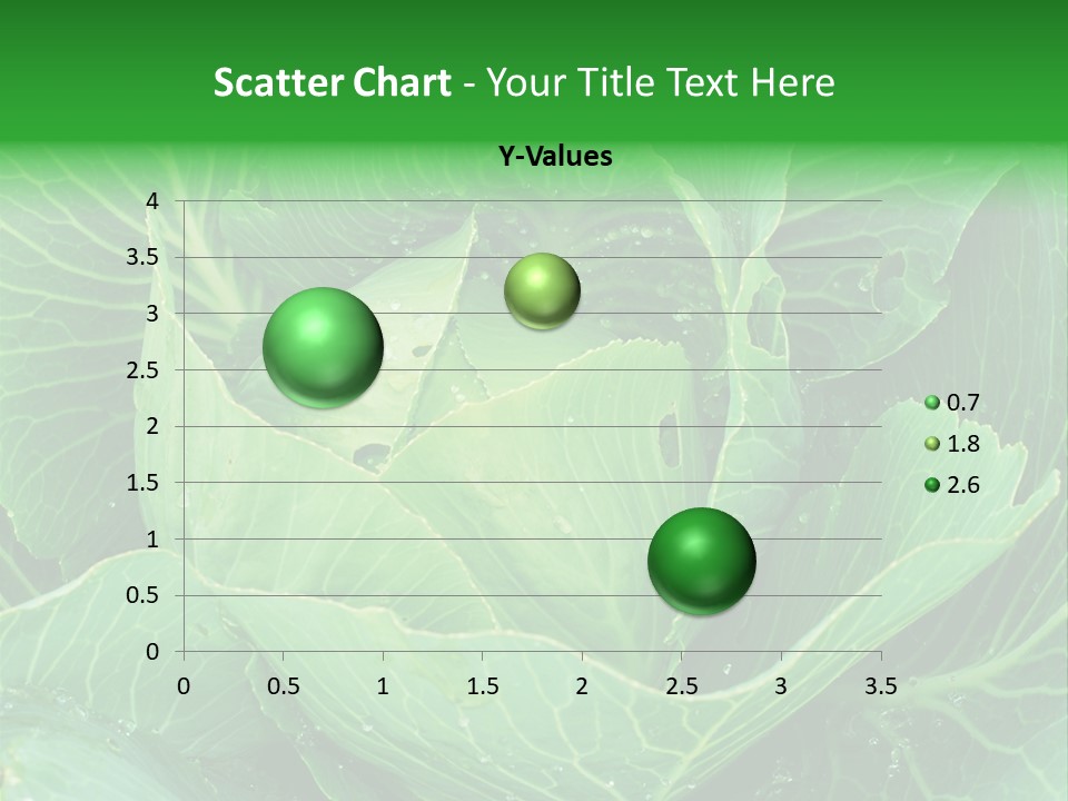 Plant Cabbage Freshness PowerPoint Template