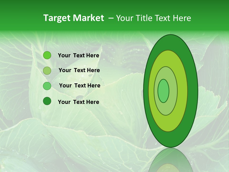 Plant Cabbage Freshness PowerPoint Template