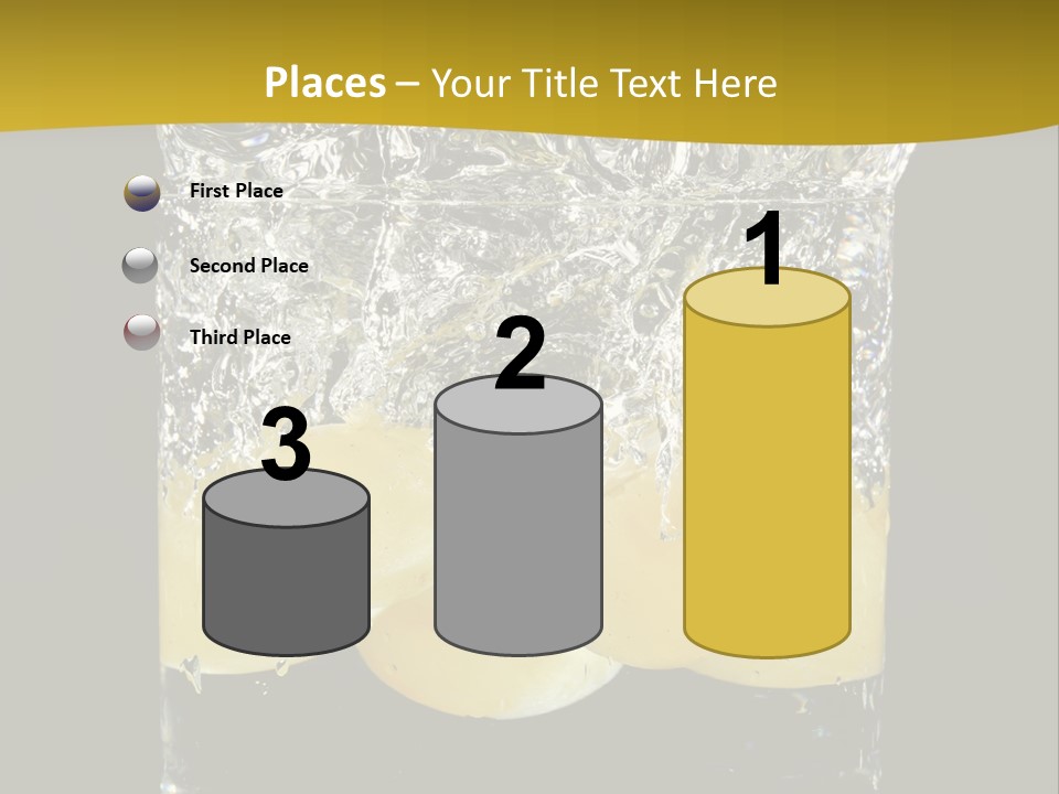 Close Up Flowing Juicy PowerPoint Template