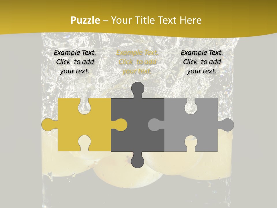 Close Up Flowing Juicy PowerPoint Template