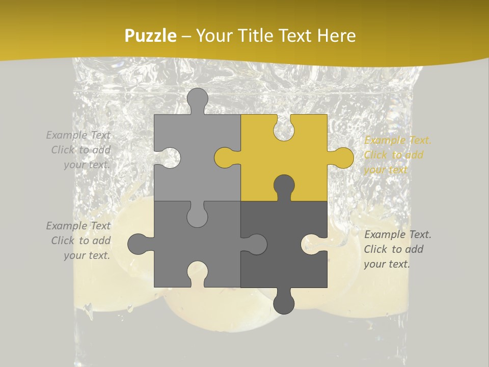 Close Up Flowing Juicy PowerPoint Template