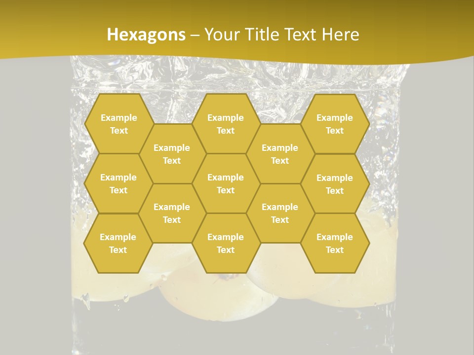 Close Up Flowing Juicy PowerPoint Template