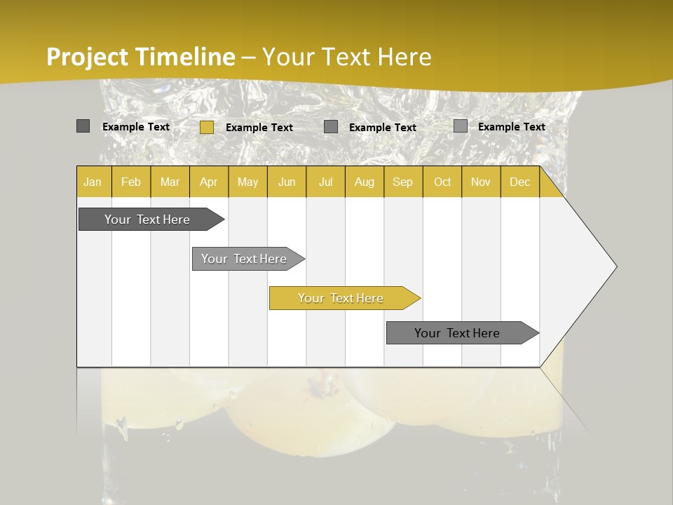 Close Up Flowing Juicy PowerPoint Template