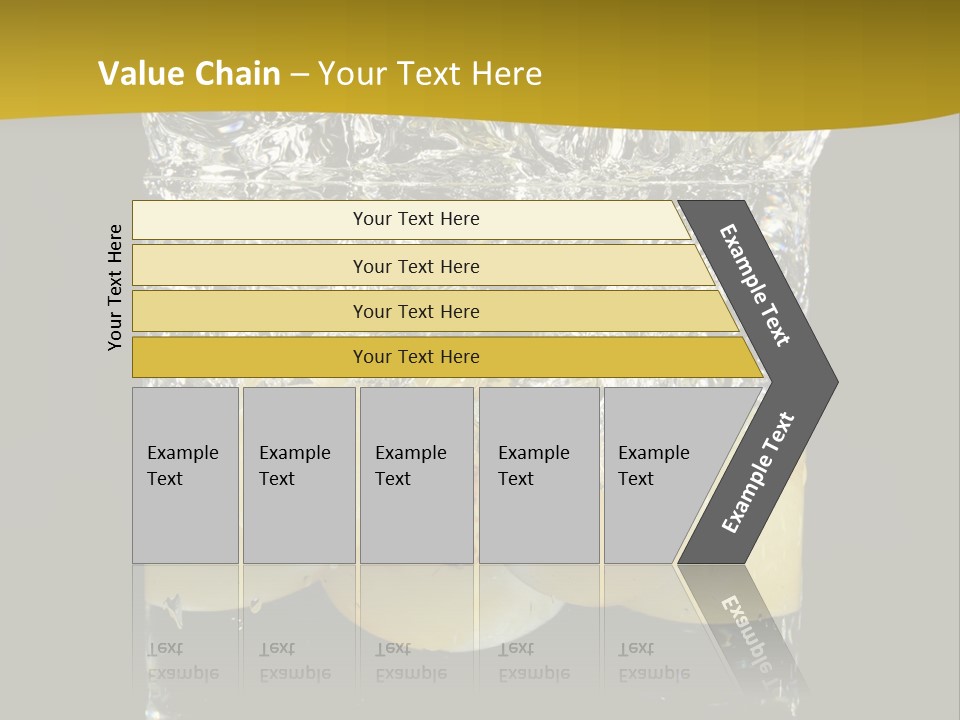 Close Up Flowing Juicy PowerPoint Template