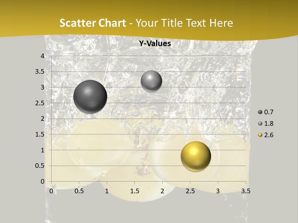 Close Up Flowing Juicy PowerPoint Template