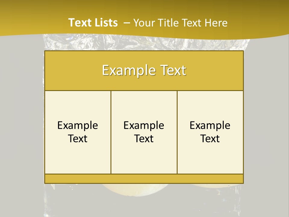 Close Up Flowing Juicy PowerPoint Template
