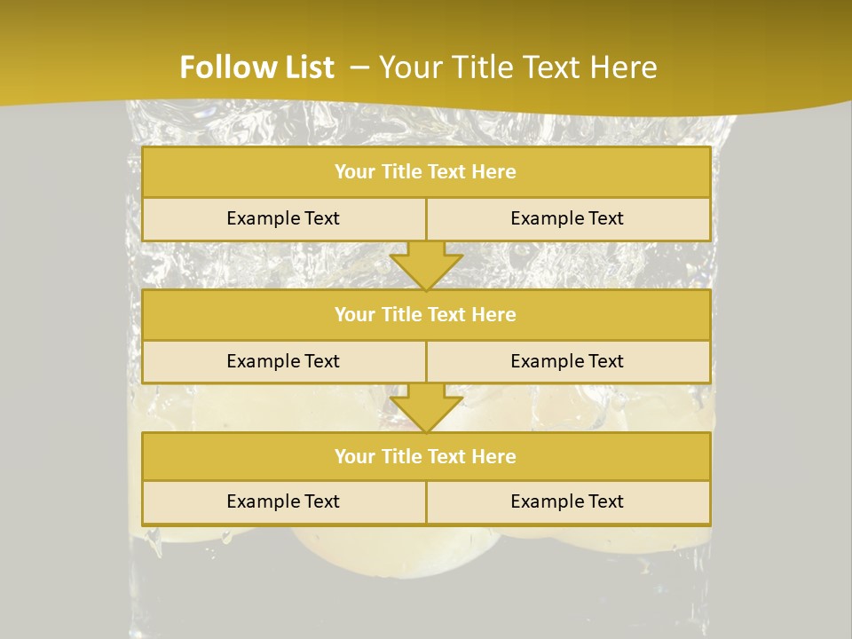 Close Up Flowing Juicy PowerPoint Template