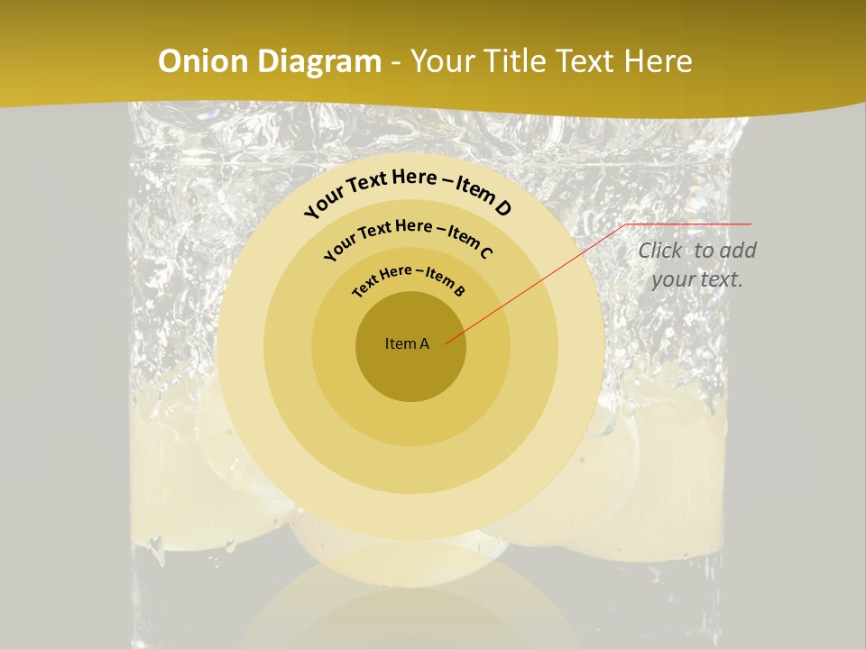 Close Up Flowing Juicy PowerPoint Template