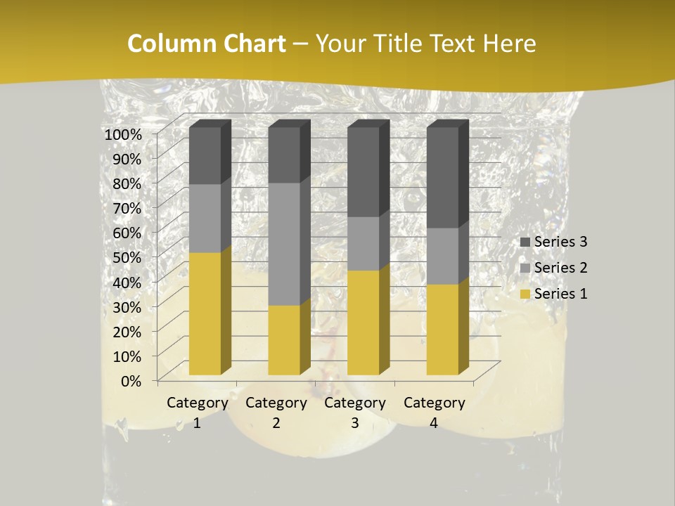 Close Up Flowing Juicy PowerPoint Template