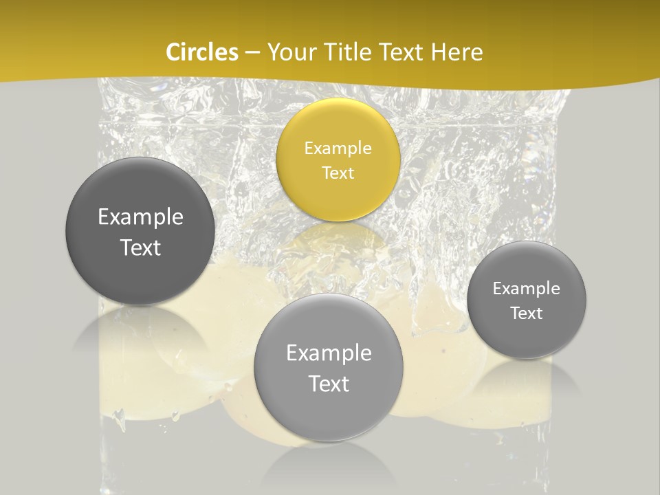 Close Up Flowing Juicy PowerPoint Template