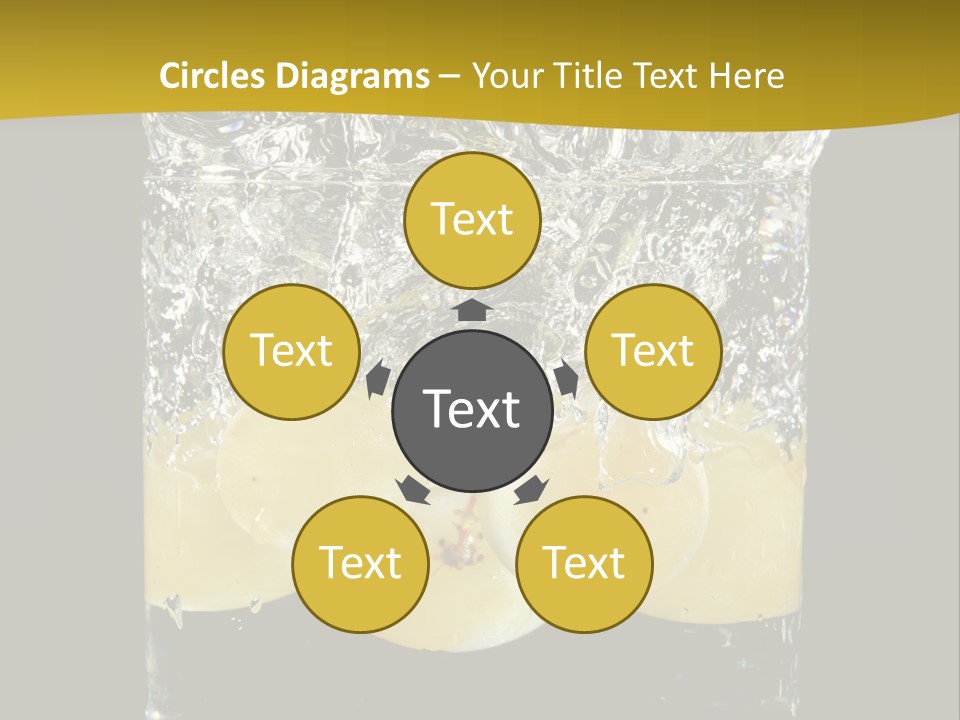 Close Up Flowing Juicy PowerPoint Template