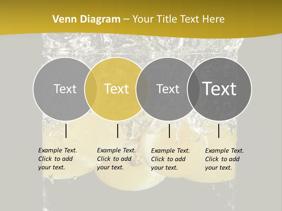 Close Up Flowing Juicy PowerPoint Template