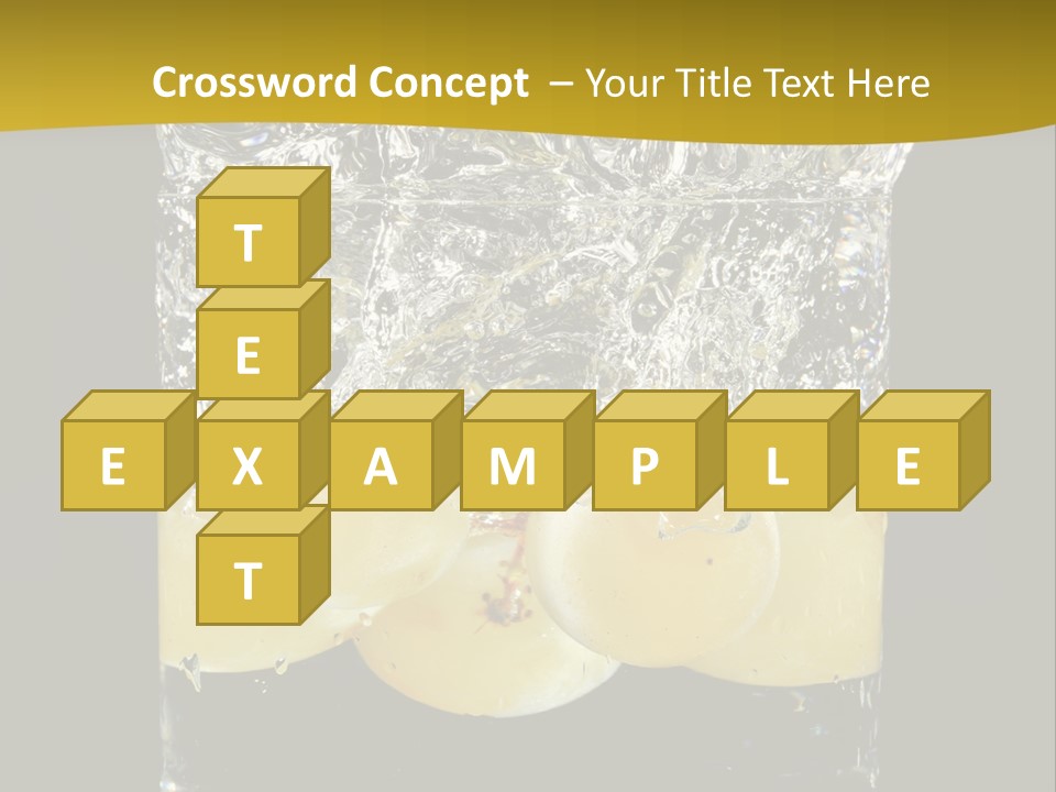 Close Up Flowing Juicy PowerPoint Template