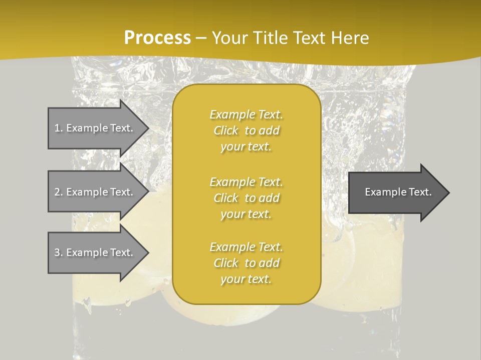 Close Up Flowing Juicy PowerPoint Template