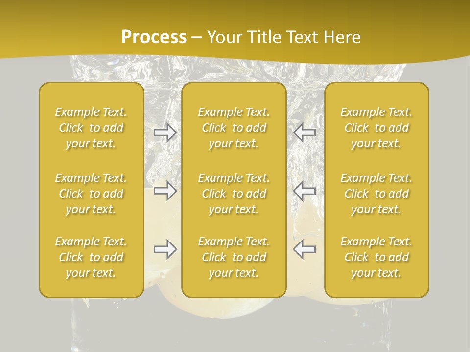 Close Up Flowing Juicy PowerPoint Template