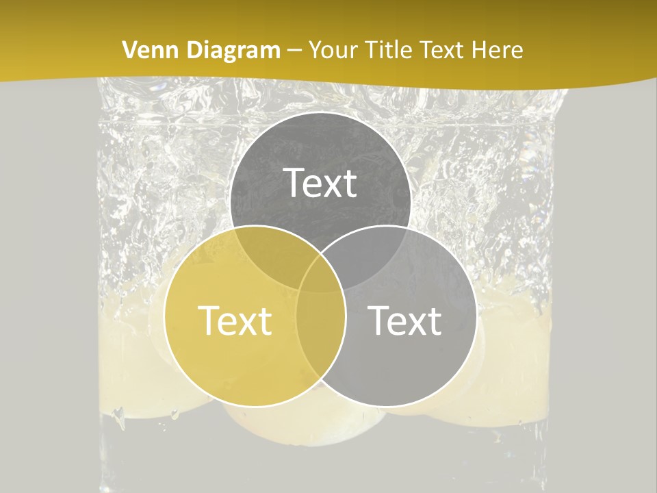 Close Up Flowing Juicy PowerPoint Template