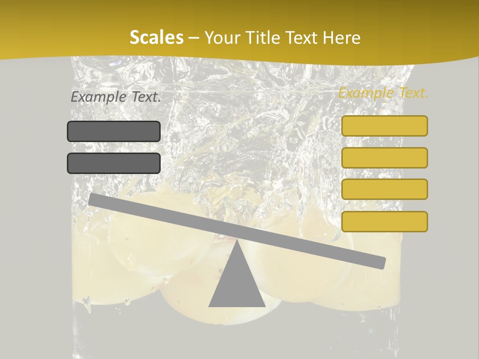 Close Up Flowing Juicy PowerPoint Template