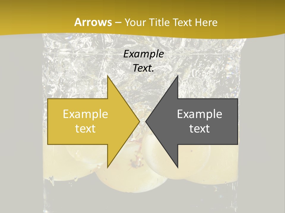 Close Up Flowing Juicy PowerPoint Template