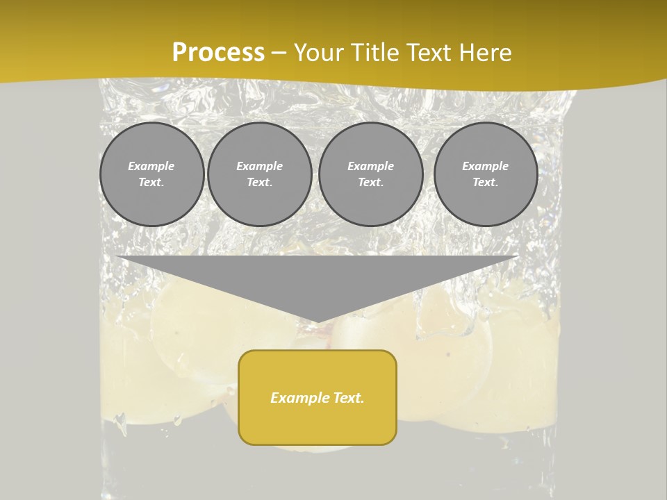Close Up Flowing Juicy PowerPoint Template