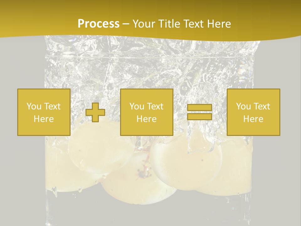 Close Up Flowing Juicy PowerPoint Template