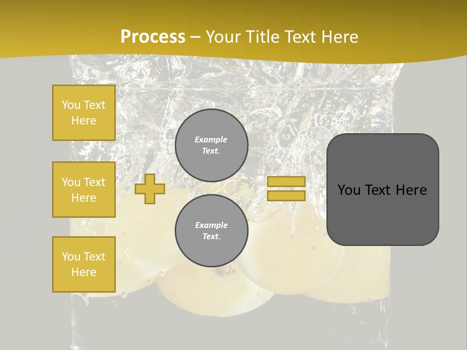 Close Up Flowing Juicy PowerPoint Template