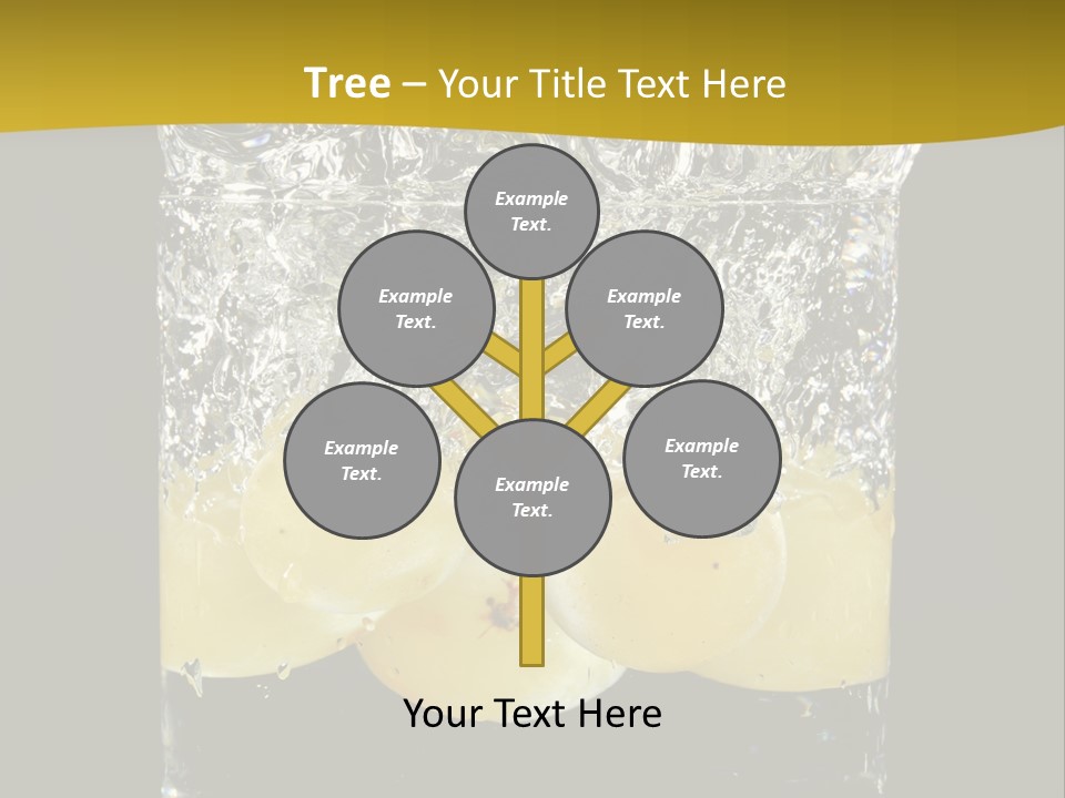 Close Up Flowing Juicy PowerPoint Template