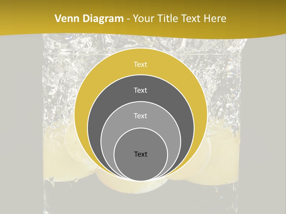 Close Up Flowing Juicy PowerPoint Template