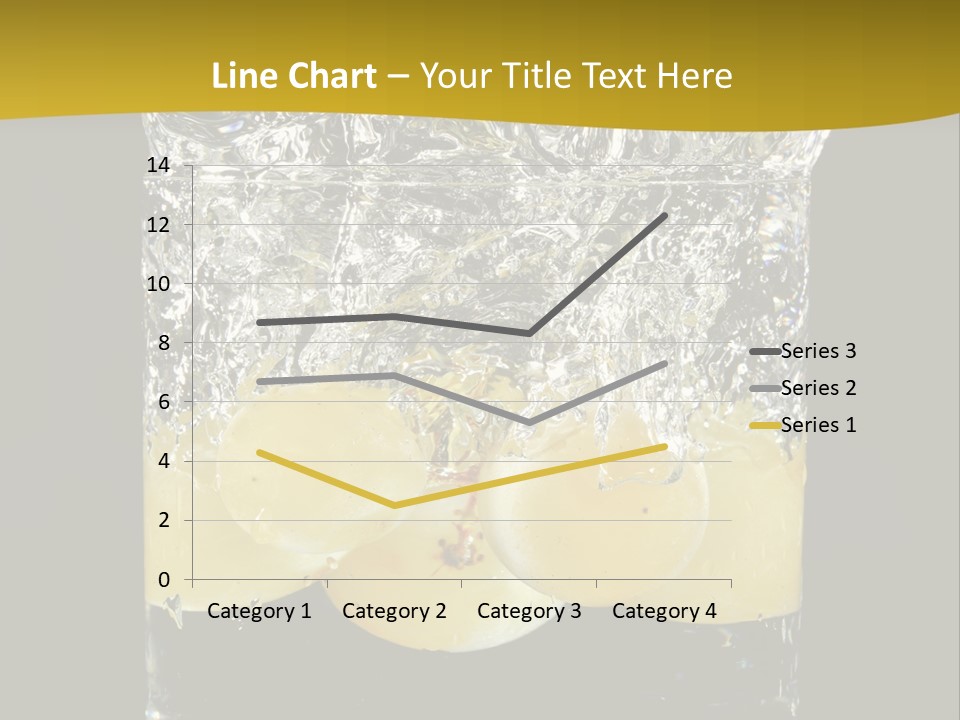 Close Up Flowing Juicy PowerPoint Template
