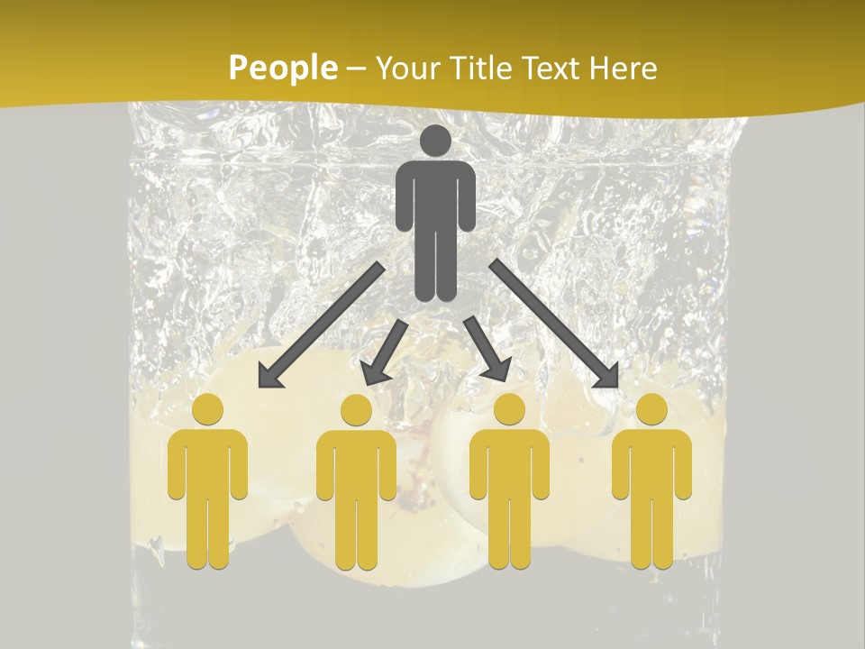 Close Up Flowing Juicy PowerPoint Template