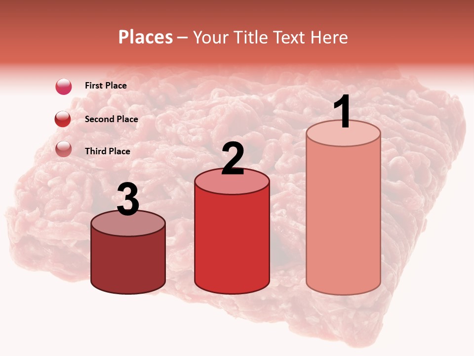 White Minced Cutout PowerPoint Template