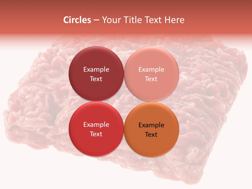 White Minced Cutout PowerPoint Template