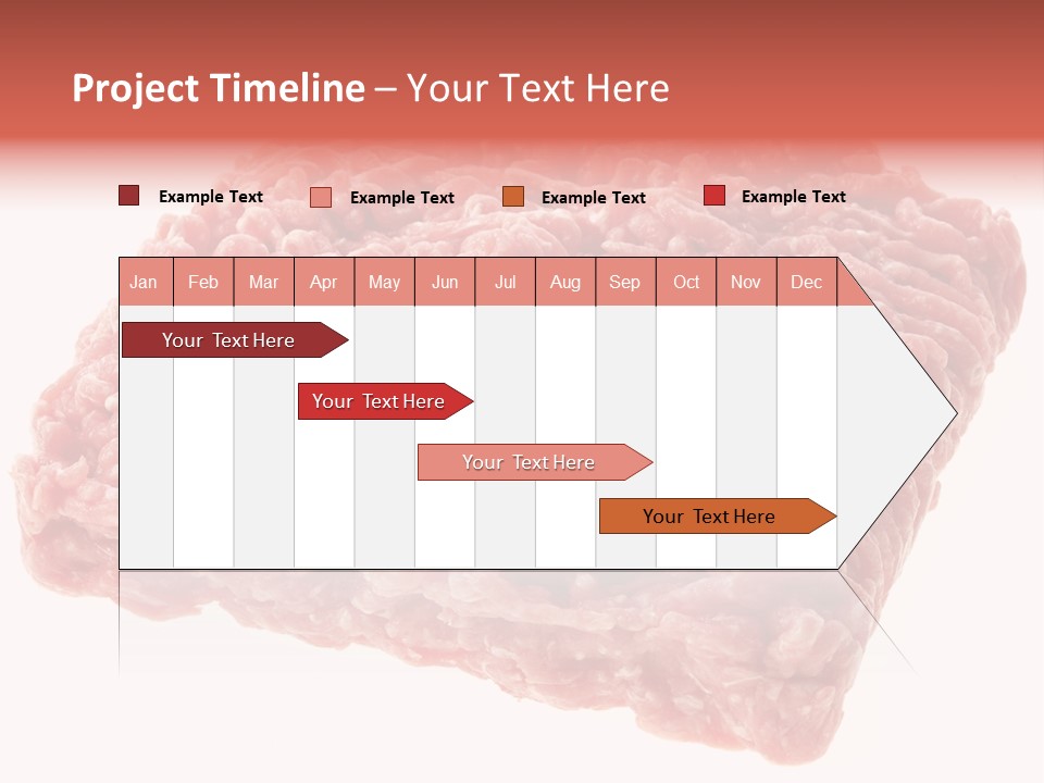 White Minced Cutout PowerPoint Template