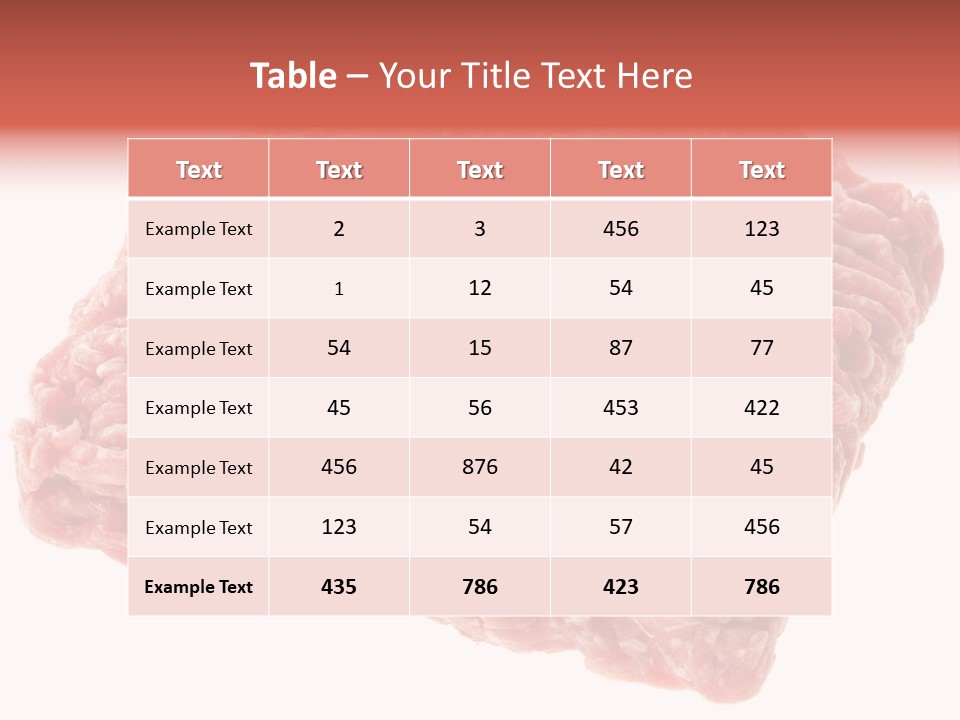 White Minced Cutout PowerPoint Template