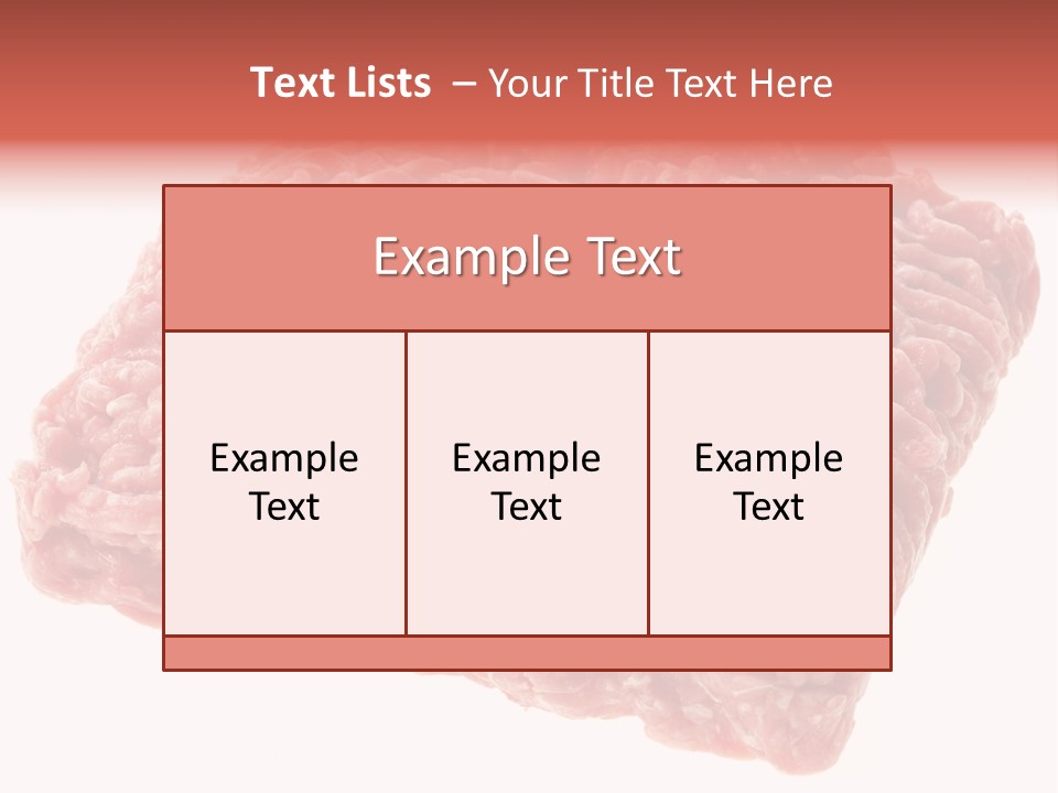 White Minced Cutout PowerPoint Template
