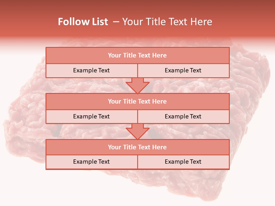 White Minced Cutout PowerPoint Template