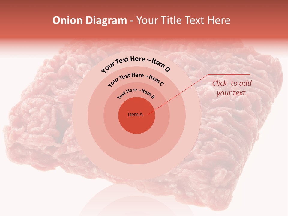 White Minced Cutout PowerPoint Template