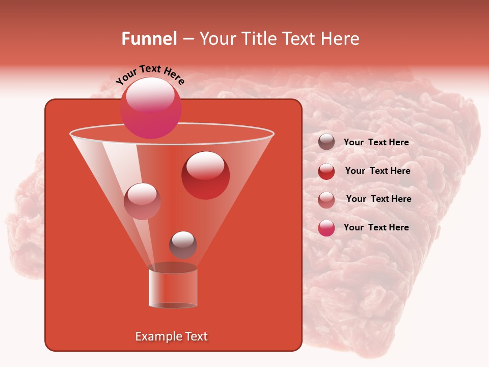 White Minced Cutout PowerPoint Template