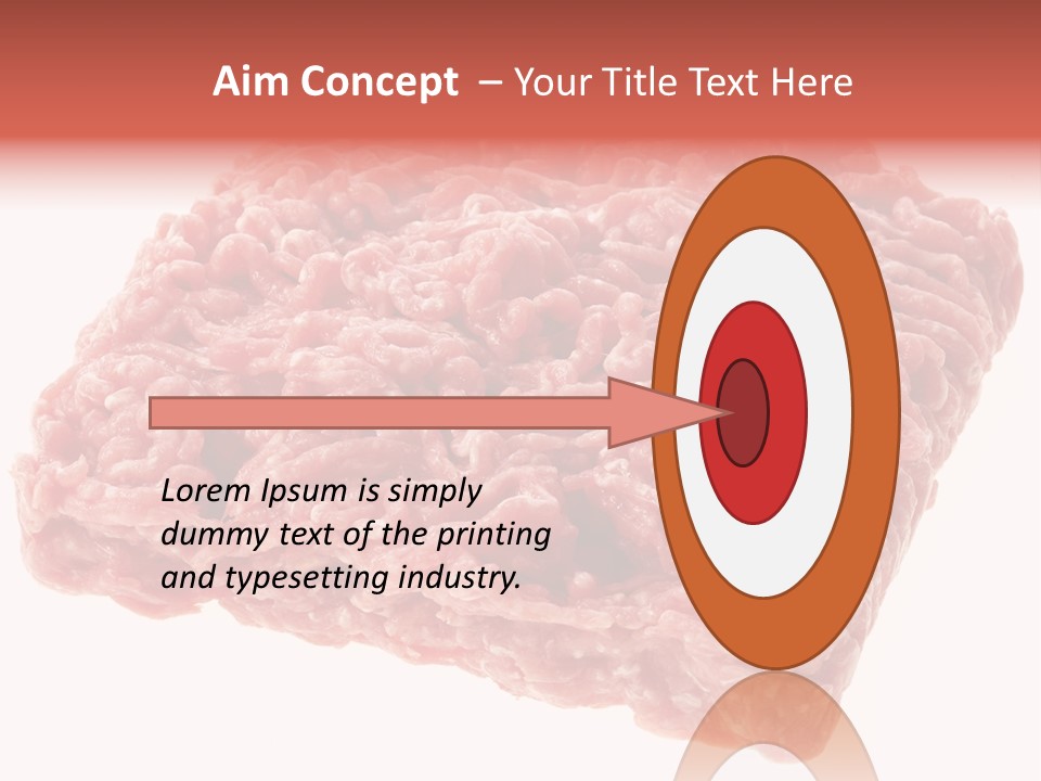 White Minced Cutout PowerPoint Template